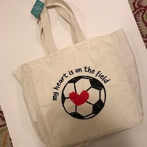 ⚽️ Soccer Reusable Tote Bag